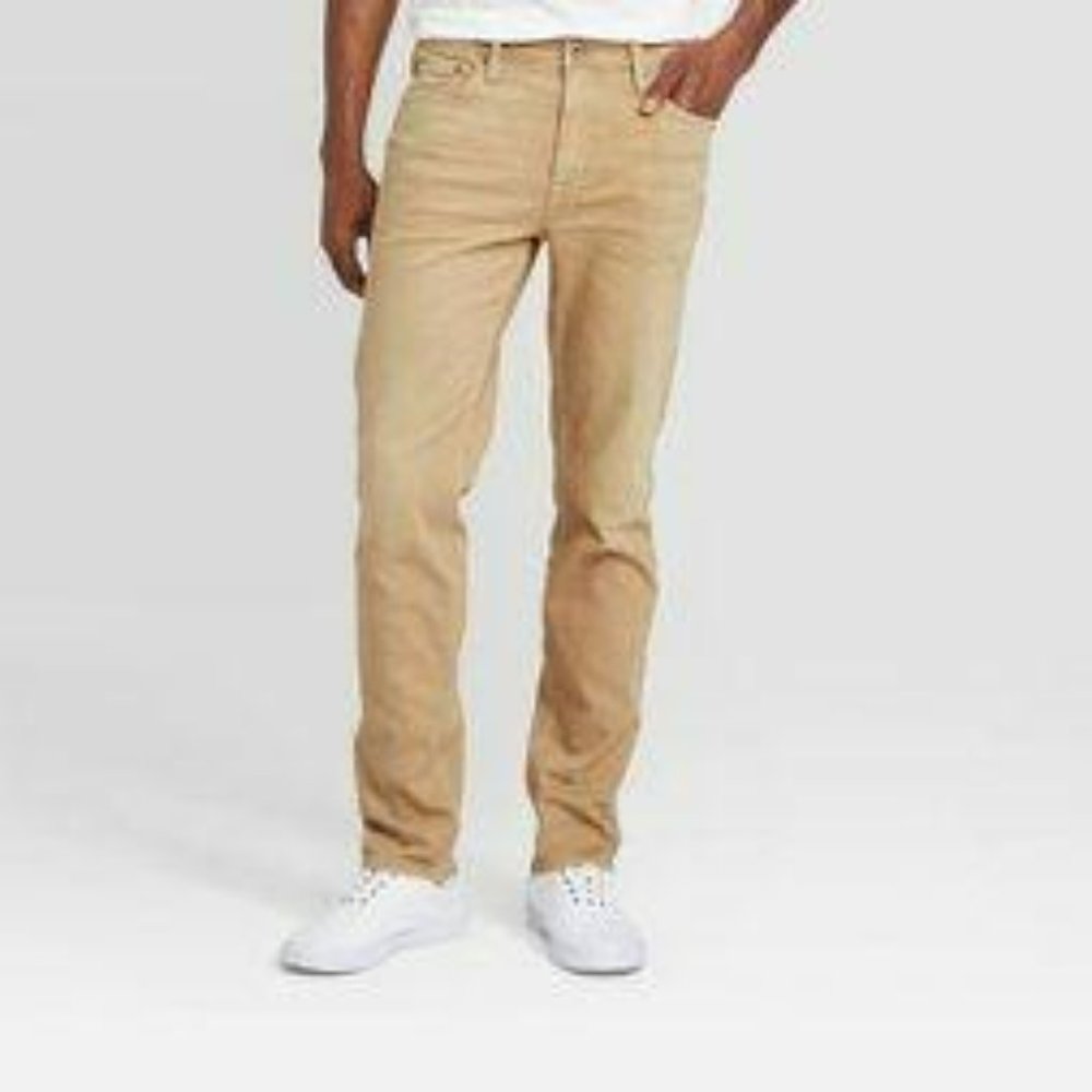 NWT  Men's Slim Fit Jeans Khaki-028021
